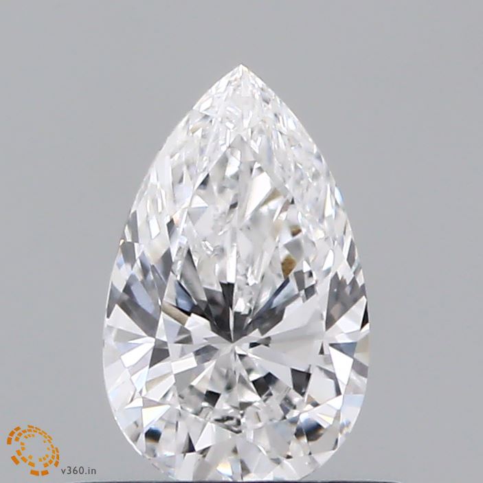 0.58 Carat Pear Shaped, Ideal Cut, E Color, VVS1 Clarity, IGI Certified Lab Grown Diamond