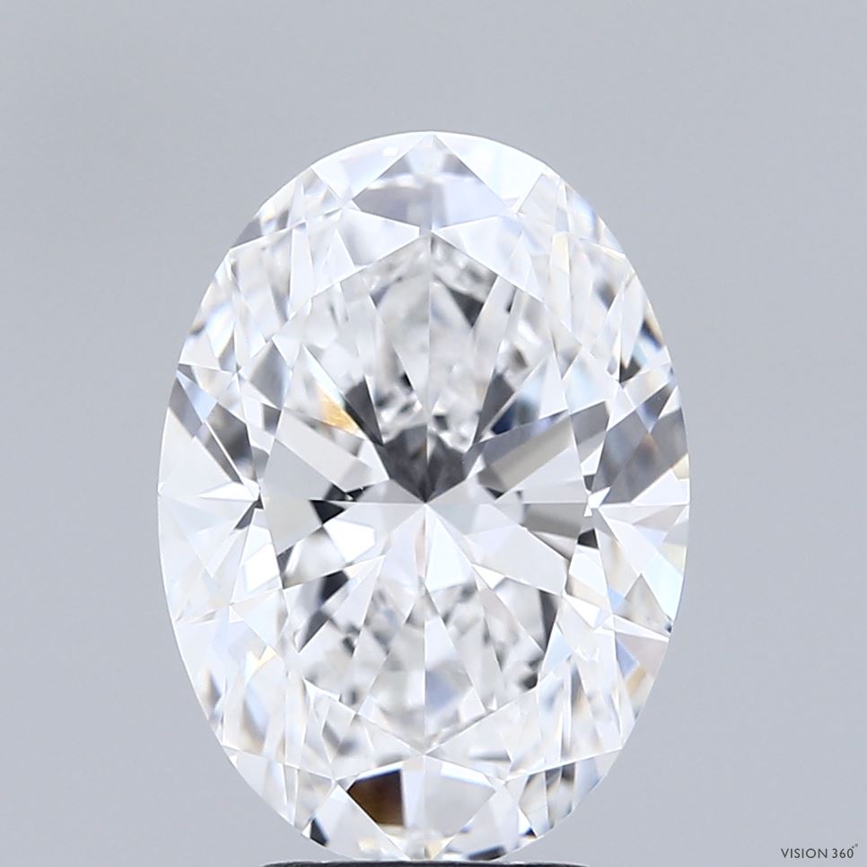 4.04 Carat Oval Shaped, Ideal Cut, E Color, VVS1 Clarity, IGI Certified Lab Grown Diamond