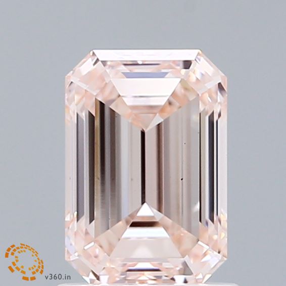 1.42 Carat Emerald Shaped, Ideal Cut, FANCY LIGHT YELLOW Color, VS1 Clarity, IGI Certified Lab Grown Diamond