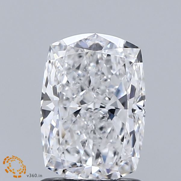 1.50 Carat Cushion Shaped, Excellent Cut, D Color, VS1 Clarity, IGI Certified Lab Grown Diamond