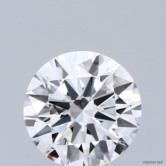 0.71 Carat Round Shaped, Ideal Cut, E Color, VVS2 Clarity, IGI Certified Lab Grown Diamond