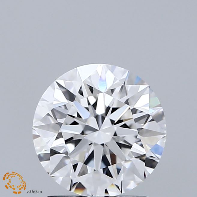 1.51 Carat Round Shaped, Ideal Cut, E Color, VVS1 Clarity, IGI Certified Lab Grown Diamond