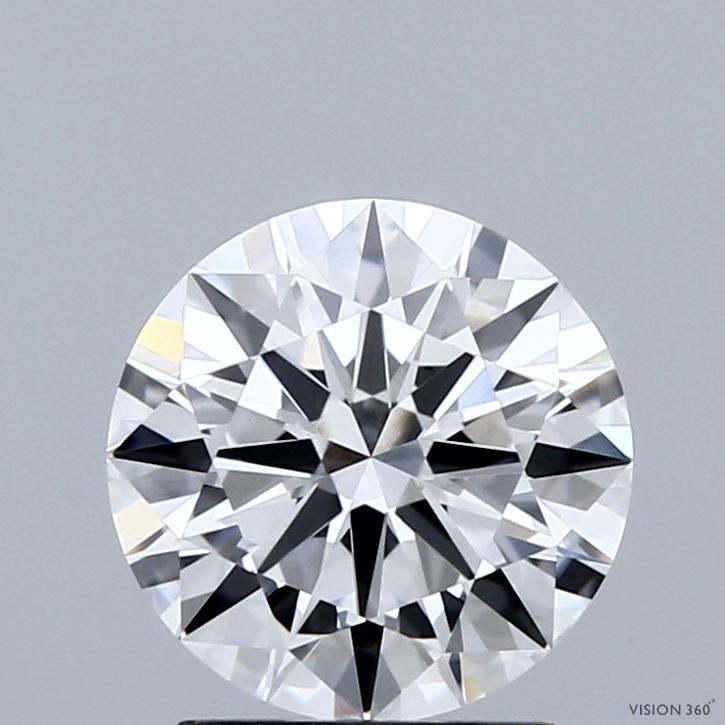 2.00 Carat Round Shaped, Excellent Cut, D Color, VVS2 Clarity, IGI Certified Lab Grown Diamond