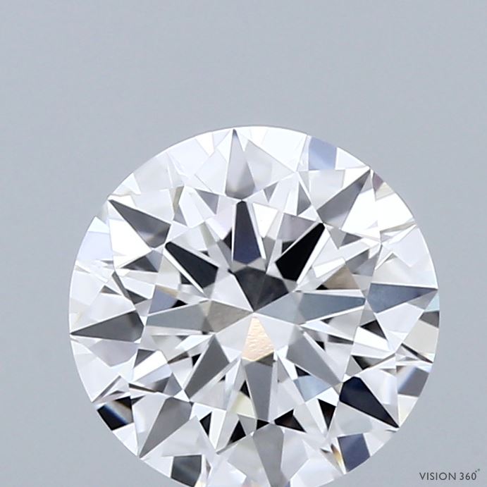 2.02 Carat Round Shaped, Excellent Cut, E Color, VVS2 Clarity, IGI Certified Lab Grown Diamond