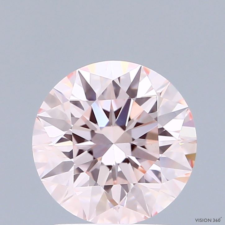2.01 Carat Round Shaped, Excellent Cut, FANCY PINK Color, VS1 Clarity, IGI Certified Lab Grown Diamond