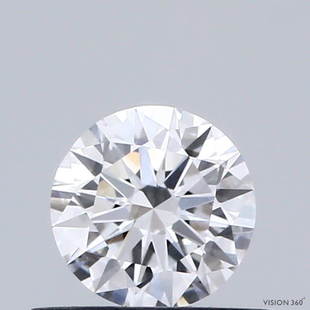 0.45 Carat Round Shaped, Excellent Cut, D Color, VS1 Clarity, IGI Certified Lab Grown Diamond