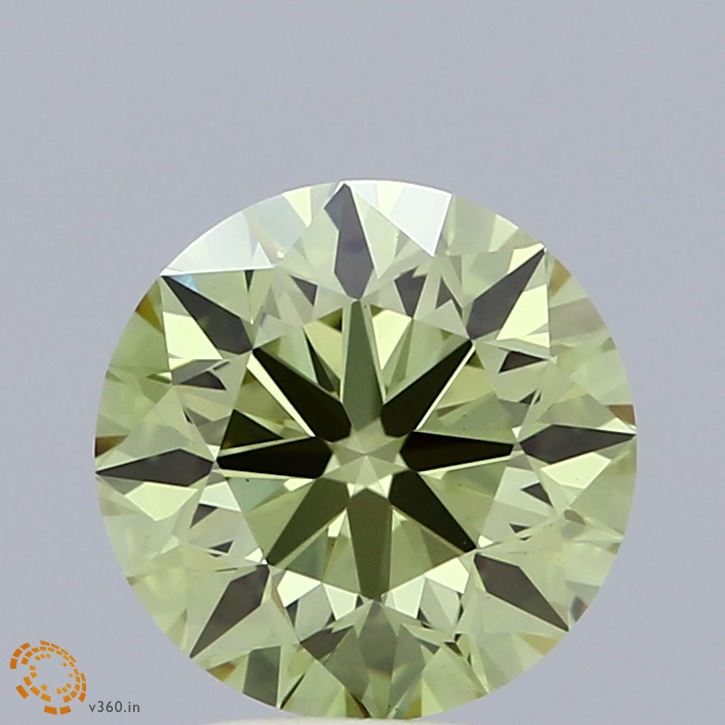 2.18 Carat Round Shaped, Excellent Cut, FANCY VIVID GREEN Color, VS1 Clarity, IGI Certified Lab Grown Diamond