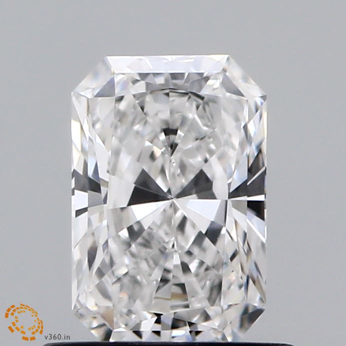 0.78 Carat Radiant Shaped, Ideal Cut, E Color, VS1 Clarity, IGI Certified Lab Grown Diamond