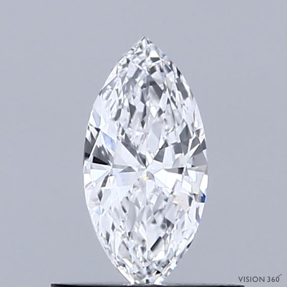 0.40 Carat Marquise Shaped, Excellent Cut, D Color, VS1 Clarity, IGI Certified Lab Grown Diamond