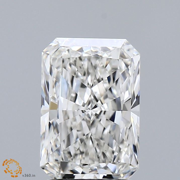 2.04 Carat Radiant Shaped, Ideal Cut, G Color, VS1 Clarity, IGI Certified Lab Grown Diamond