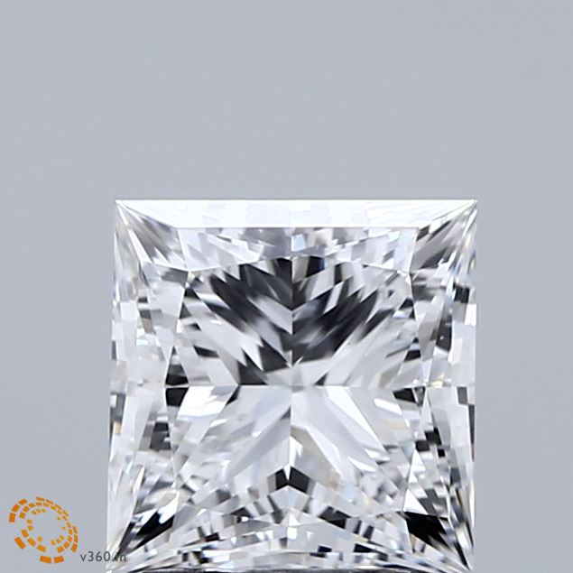 2.00 Carat Princess Shaped, Ideal Cut, D Color, VVS2 Clarity, IGI Certified Lab Grown Diamond