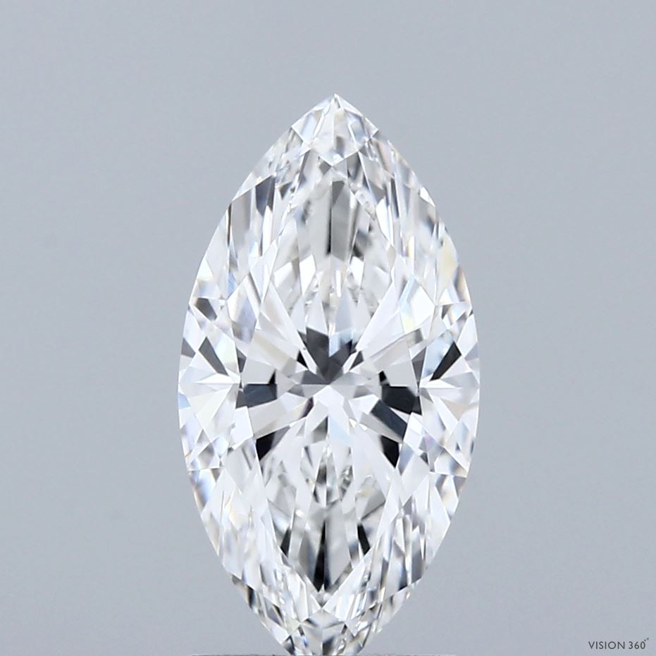 2.08 Carat Marquise Shaped, Ideal Cut, E Color, VVS1 Clarity, IGI Certified Lab Grown Diamond