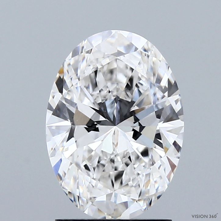 2.00 Carat Oval Shaped, Ideal Cut, F Color, VVS2 Clarity, IGI Certified Lab Grown Diamond