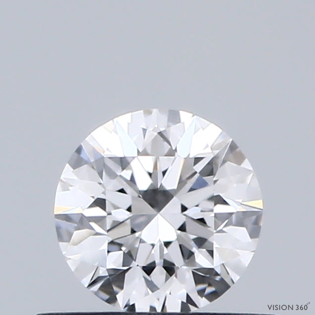 0.47 Carat Round Shaped, Excellent Cut, D Color, VS1 Clarity, IGI Certified Lab Grown Diamond