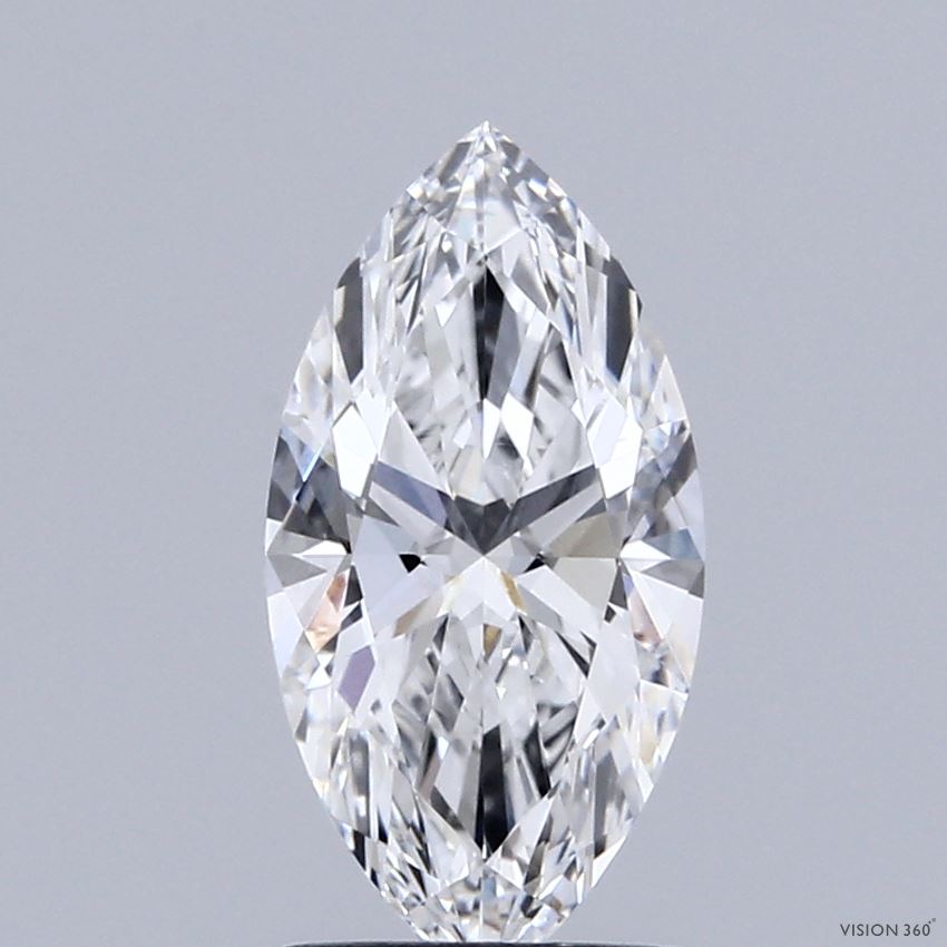 1.50 Carat Marquise Shaped, Ideal Cut, E Color, VS1 Clarity, IGI Certified Lab Grown Diamond