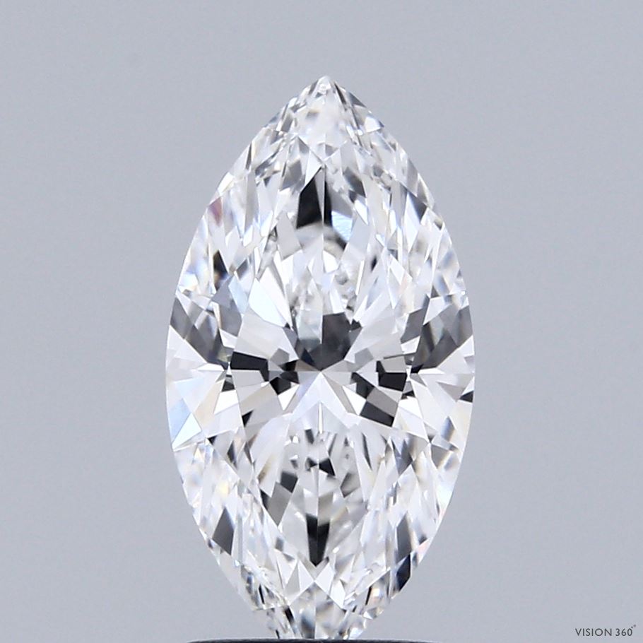 2.01 Carat Marquise Shaped, Ideal Cut, E Color, VVS1 Clarity, IGI Certified Lab Grown Diamond