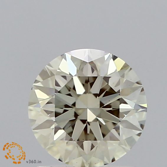 1.00 Carat Round Shaped, Excellent Cut, FANCY INTENSE GREEN Color, VS1 Clarity, IGI Certified Lab Grown Diamond