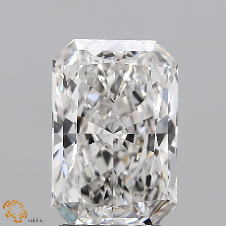 2.03 Carat Radiant Shaped, Ideal Cut, G Color, VS2 Clarity, IGI Certified Lab Grown Diamond