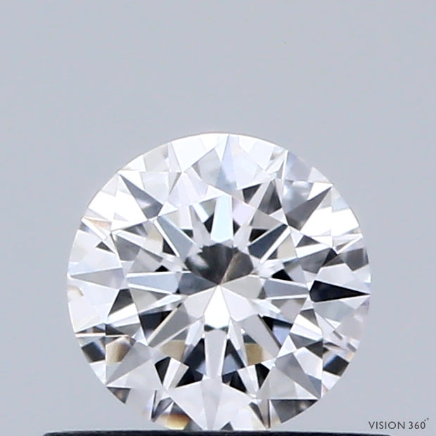 0.48 Carat Round Shaped, Excellent Cut, D Color, VVS1 Clarity, IGI Certified Lab Grown Diamond
