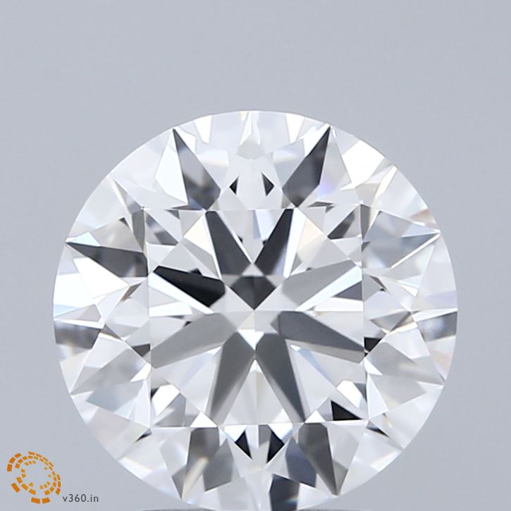 3.21 Carat Round Shaped, Ideal Cut, E Color, VVS1 Clarity, IGI Certified Lab Grown Diamond