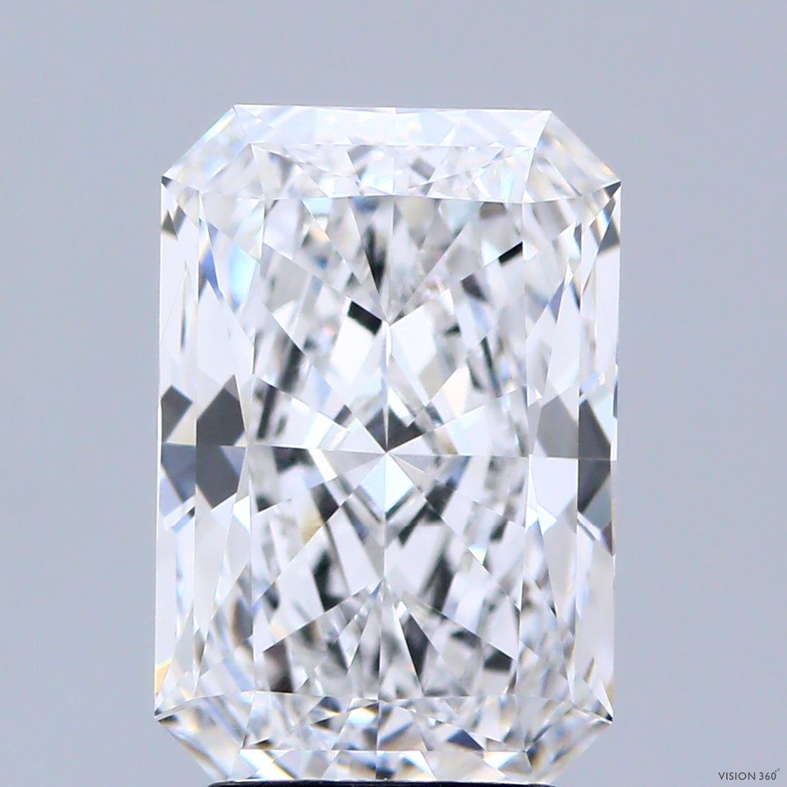 3.57 Carat Radiant Shaped, Ideal Cut, D Color, VVS1 Clarity, IGI Certified Lab Grown Diamond