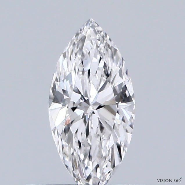 0.34 Carat Marquise Shaped, Ideal Cut, E Color, VVS1 Clarity, IGI Certified Lab Grown Diamond