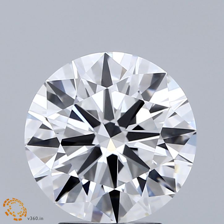 2.80 Carat Round Shaped, Ideal Cut, E Color, VVS2 Clarity, IGI Certified Lab Grown Diamond