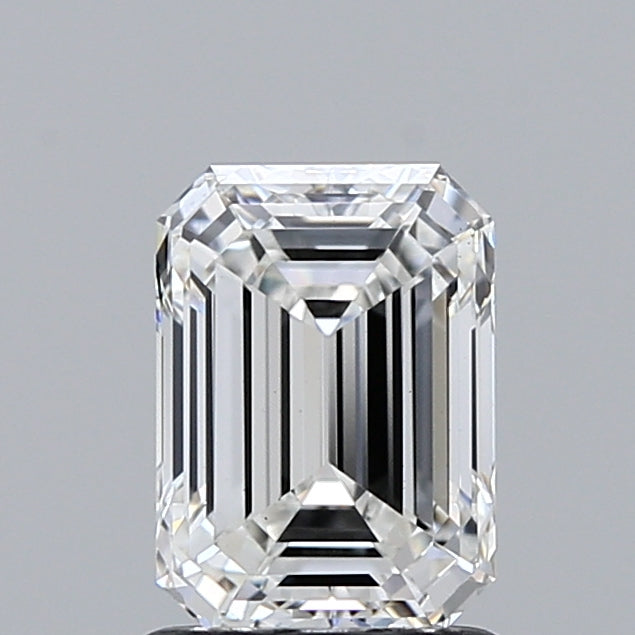 1.43 Carat Emerald Shaped, Ideal Cut, F Color, VS1 Clarity, IGI Certified Lab Grown Diamond