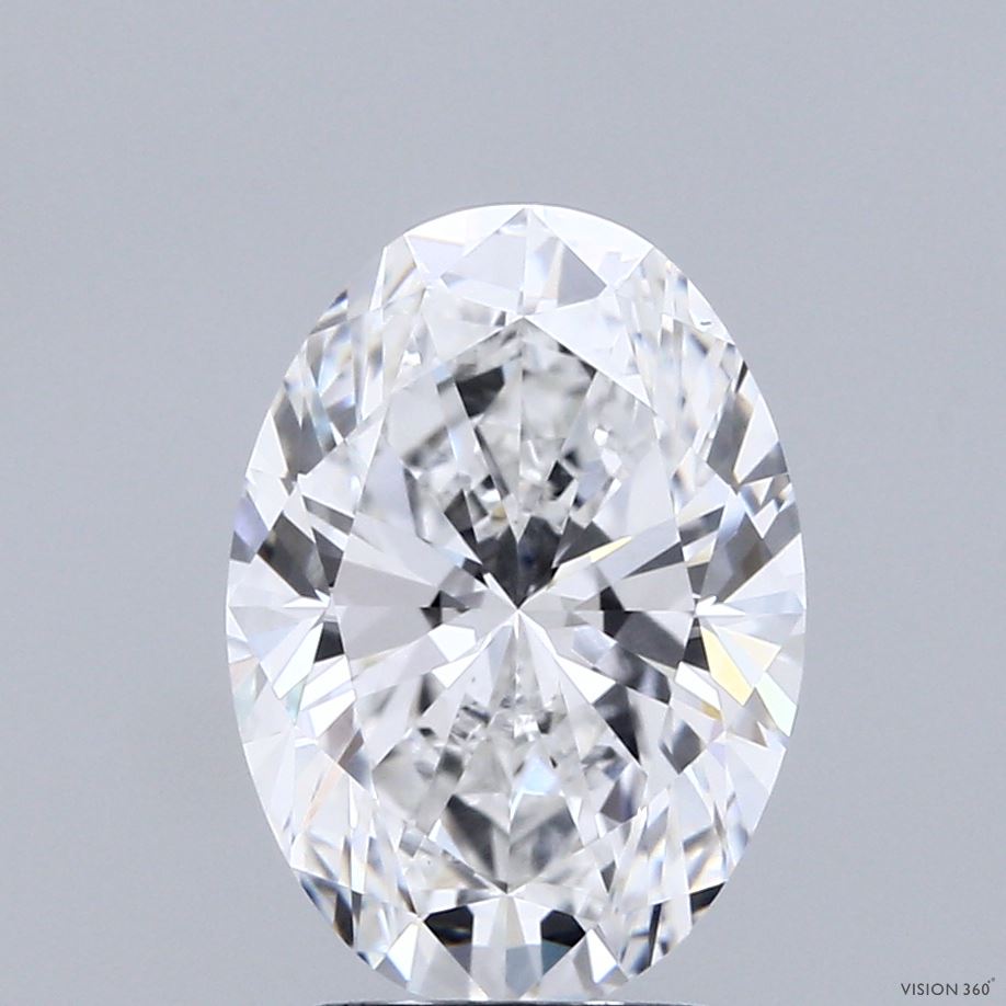 3.01 Carat Oval Shaped, Ideal Cut, E Color, VS1 Clarity, IGI Certified Lab Grown Diamond