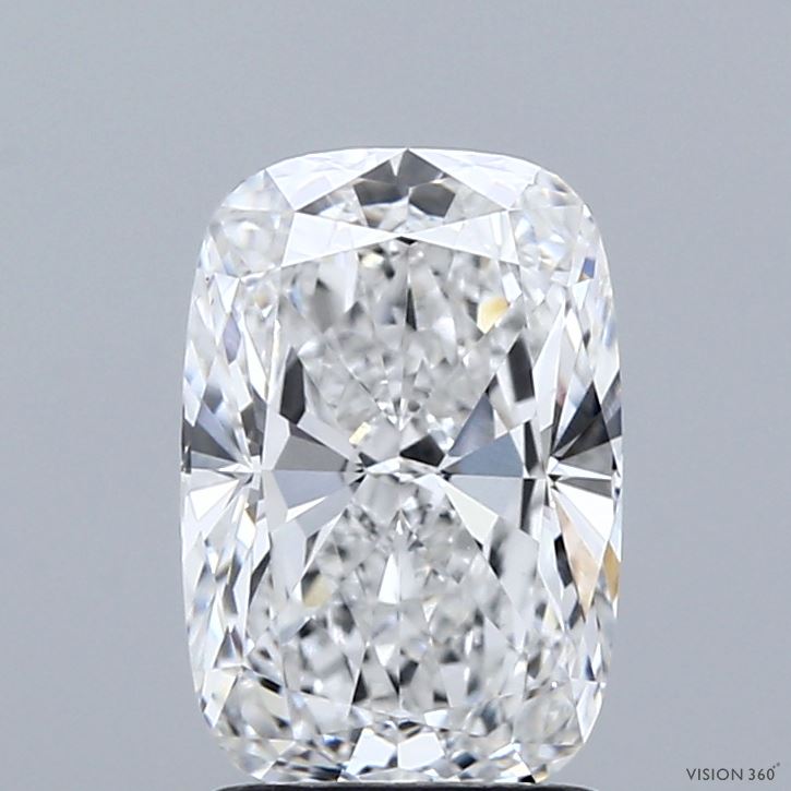 2.07 Carat Cushion Shaped, Ideal Cut, D Color, VS1 Clarity, IGI Certified Lab Grown Diamond