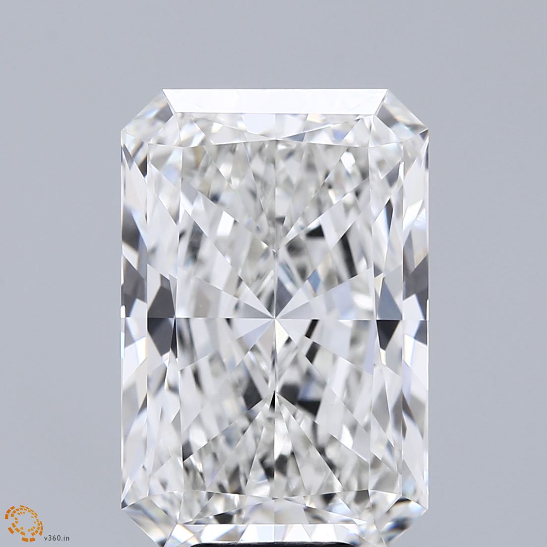 8.71 Carat Radiant Shaped, Ideal Cut, G Color, VVS2 Clarity, IGI Certified Lab Grown Diamond