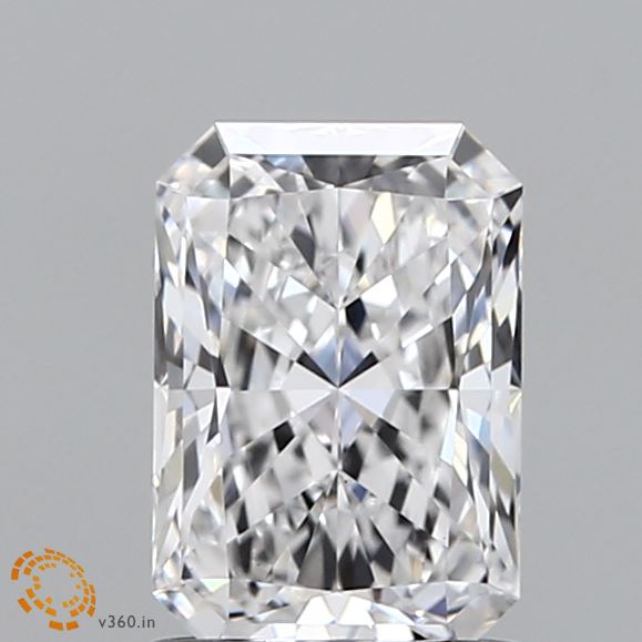 1.14 Carat Radiant Shaped, Ideal Cut, E Color, VS1 Clarity, GCAL Certified Lab Grown Diamond