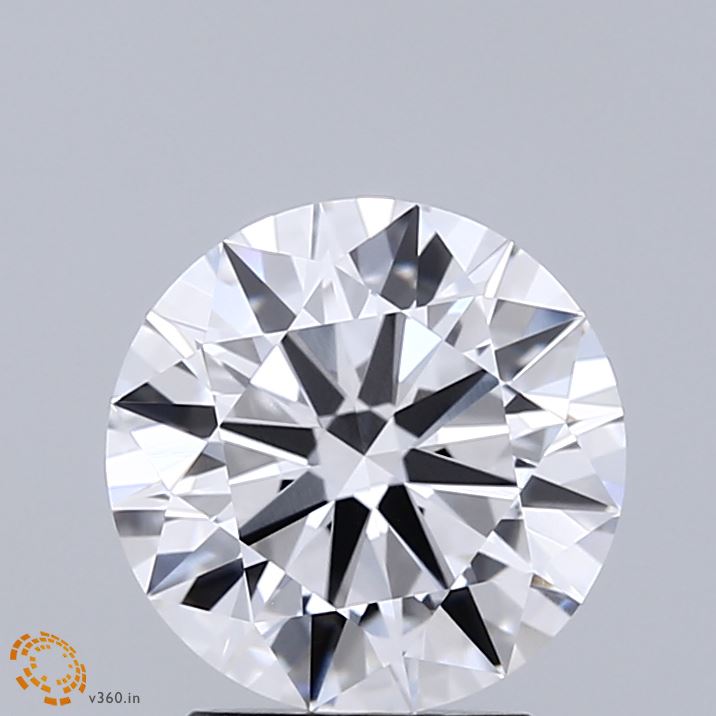 2.23 Carat Round Shaped, Ideal Cut, D Color, VVS1 Clarity, IGI Certified Lab Grown Diamond