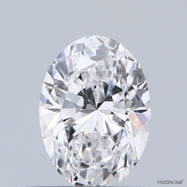 0.43 Carat Oval Shaped, Excellent Cut, D Color, VVS1 Clarity, IGI Certified Lab Grown Diamond