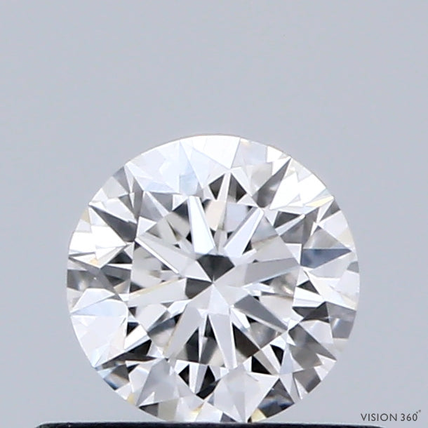 0.46 Carat Round Shaped, Very Good Cut, E Color, VVS1 Clarity, IGI Certified Lab Grown Diamond