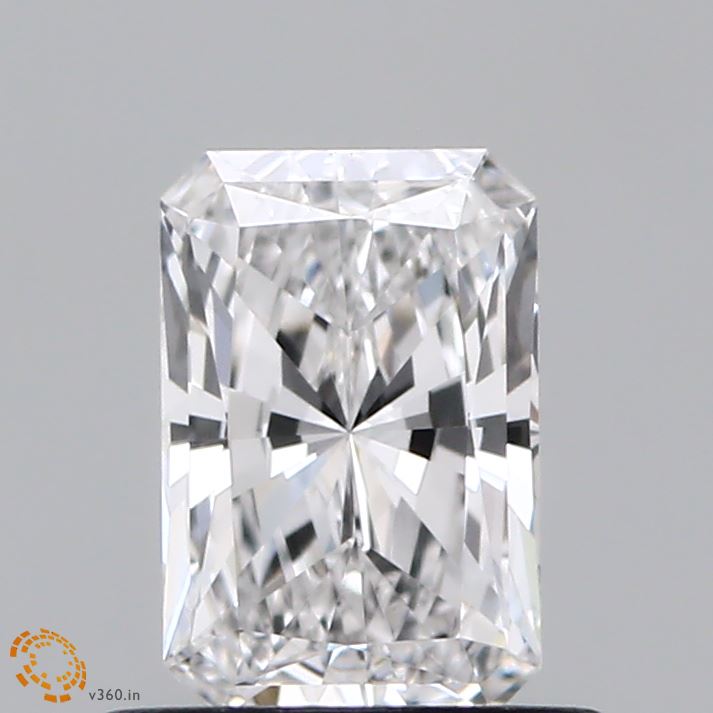 0.69 Carat Radiant Shaped, Excellent Cut, E Color, IF Clarity, IGI Certified Lab Grown Diamond