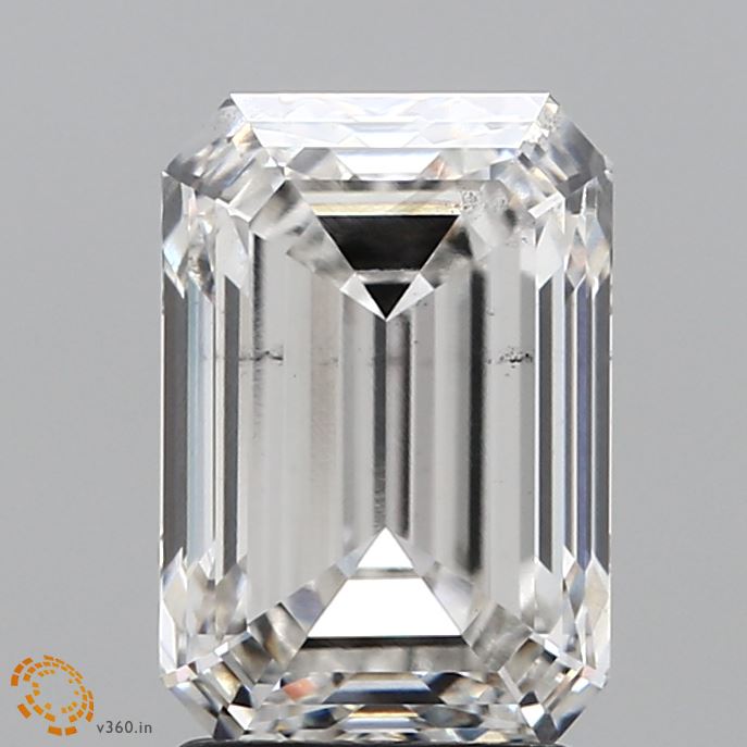 3.01 Carat Emerald Shaped, Ideal Cut, G Color, VS2 Clarity, IGI Certified Lab Grown Diamond