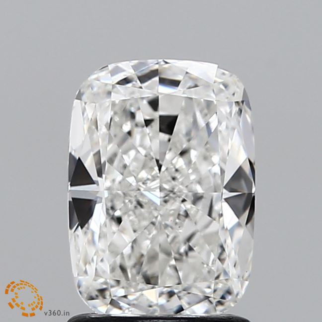 1.51 Carat Cushion Shaped, Ideal Cut, F Color, VS1 Clarity, IGI Certified Lab Grown Diamond