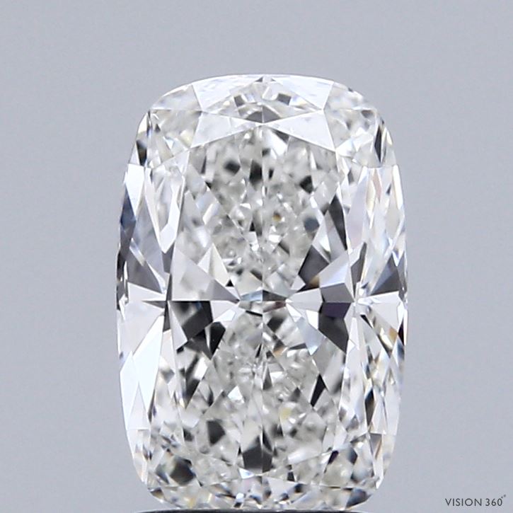 2.01 Carat Cushion Shaped, Ideal Cut, F Color, VVS2 Clarity, IGI Certified Lab Grown Diamond