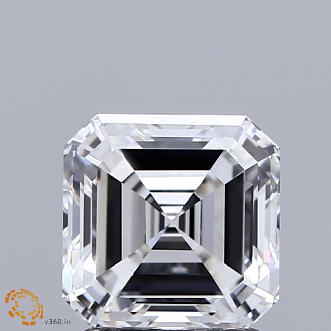 1.94 Carat Asscher Shaped, Excellent Cut, E Color, VVS1 Clarity, IGI Certified Lab Grown Diamond