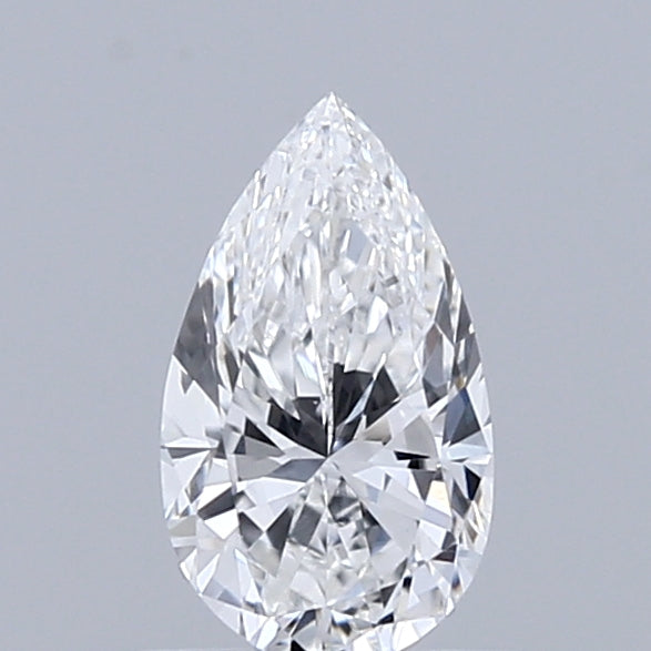 0.37 Carat Pear Shaped, Excellent Cut, D Color, VVS2 Clarity, IGI Certified Lab Grown Diamond