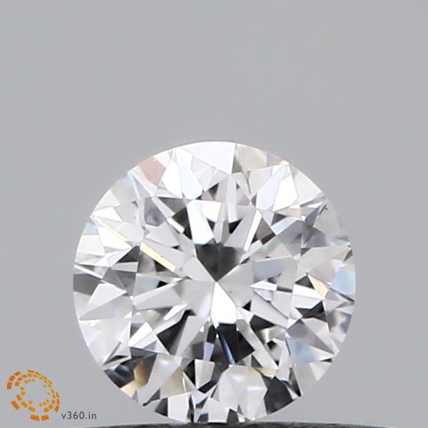 0.43 Carat Round Shaped, Excellent Cut, D Color, VS1 Clarity, IGI Certified Lab Grown Diamond