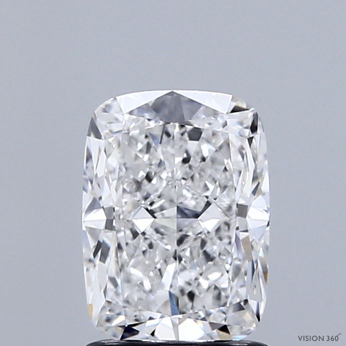 1.56 Carat Cushion Shaped, Ideal Cut, E Color, VVS2 Clarity, IGI Certified Lab Grown Diamond