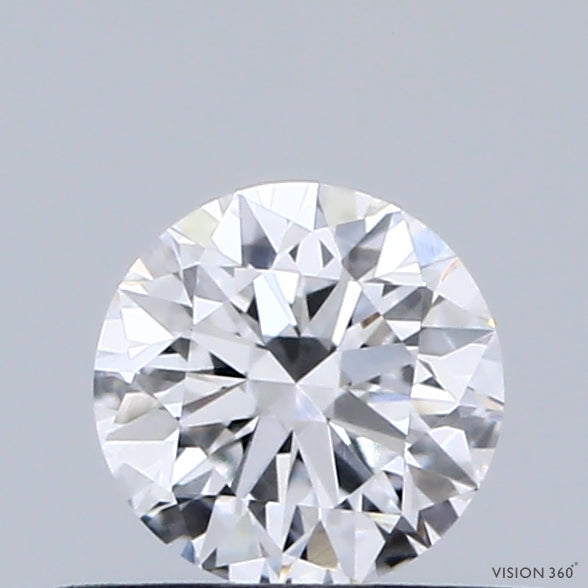 0.44 Carat Round Shaped, Excellent Cut, D Color, VVS1 Clarity, IGI Certified Lab Grown Diamond