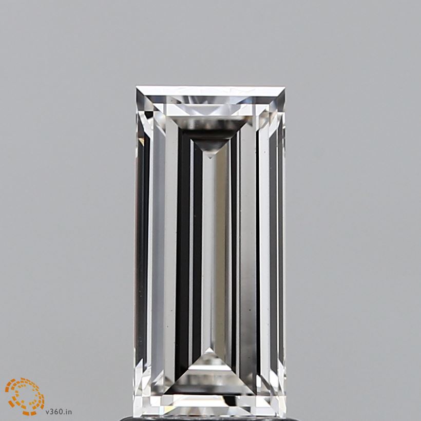 1.52 Carat Baguette Shaped, Very Good Cut, H Color, VS1 Clarity, IGI Certified Lab Grown Diamond