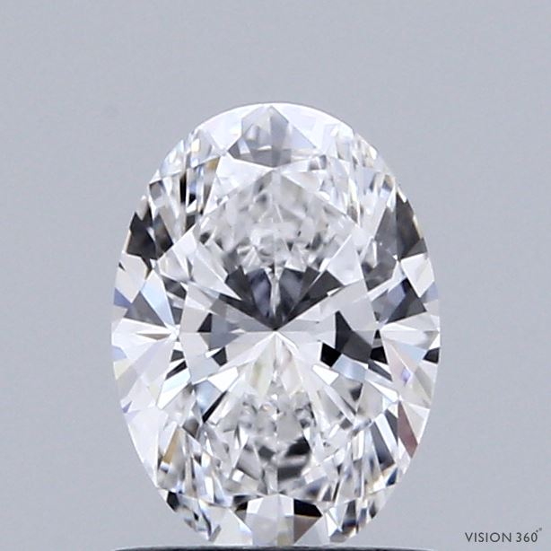 1.01 Carat Oval Shaped, Excellent Cut, D Color, VVS2 Clarity, IGI Certified Lab Grown Diamond