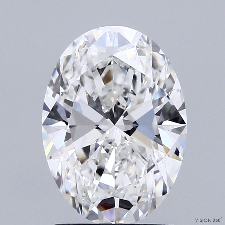 2.00 Carat Oval Shaped, Ideal Cut, E Color, VVS2 Clarity, IGI Certified Lab Grown Diamond