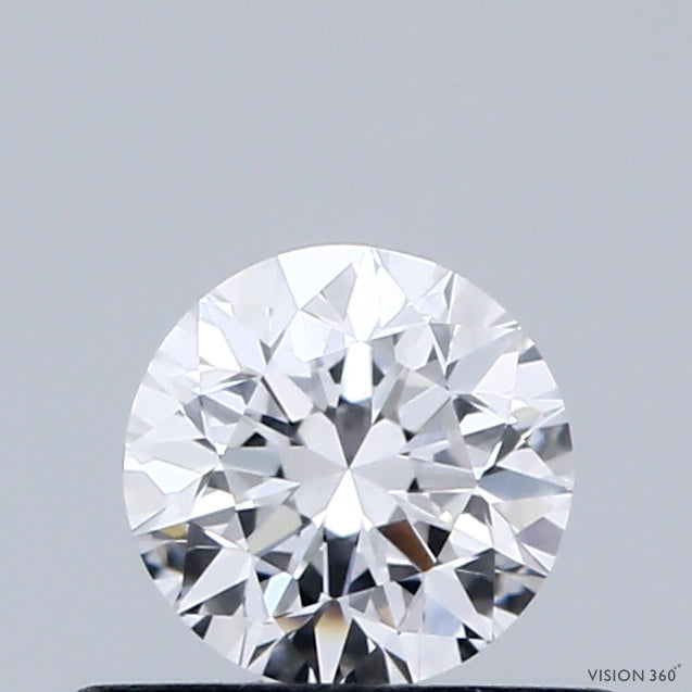 0.49 Carat Round Shaped, Good Cut, D Color, VVS2 Clarity, IGI Certified Lab Grown Diamond