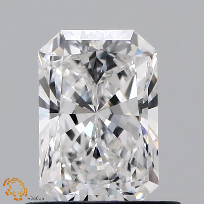 0.77 Carat Radiant Shaped, Excellent Cut, E Color, VVS2 Clarity, IGI Certified Lab Grown Diamond