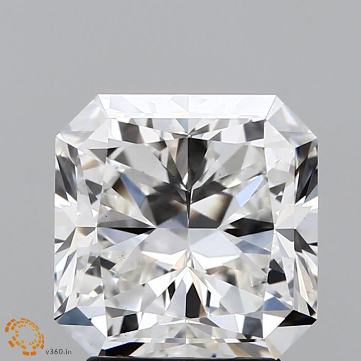 3.11 Carat Radiant Shaped, Ideal Cut, F Color, VS1 Clarity, IGI Certified Lab Grown Diamond